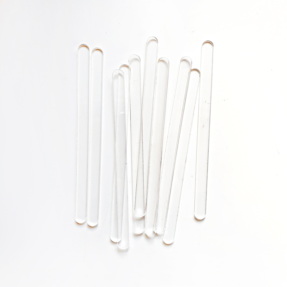 Long Acrylic Sticks 10L - Pack x10